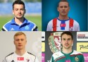 Czterech piłkarzy pochodzących z naszego powiatu: Michał Szewczyk oraz Damian Chmiel (na górze od lewej) oraz Mariusz Magiera i Adam Kokoszka (na dole od prawej) zagra w tym sezonie w ekstraklasie. 