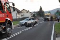 Wypadek motocykla i auta w Sułkowicach