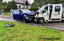 Pościg i wypadek. Groźna sytuacja na wiejskiej drodze w Sosnowicach