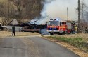 Pożar stodoły w Stryszowie