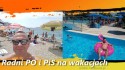 Gorące wakacje polityków. Radny PiS z Wadowic w basenie na Rodos pływa na różowym flamingu