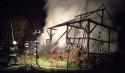 Pożar stodoły w Przytkowicach