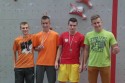 Zawodnicy klubu Speed Rock na zawodach w Warszawie, od lewej: Jakub Widlarz, Mateusz Mydlarz, Mateusz Zaremba i Tomasz Sordyl 