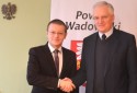 Wicepremier Jarosław Gowin i starosta Bartosz Kaiński