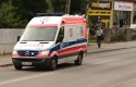 Mocne zderzenie w Łękawicy. Jeden z samochodów wylądował na płocie