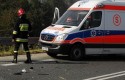 Nastolatek spowodował wypadek w Marcyporębie. Jego pasażerka trafiła do szpitala