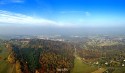 Tak wyglądała chmura smogu nad Wadowicami na początku listopada 2015 roku