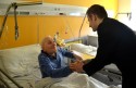 Starosta wadowicki Bartosz Kaliński sprawdził, jak czują się pacjenci na nowych oddziałach