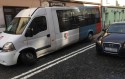 Miejski bus w Wadowicach stracił koło