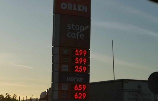 Ceny paliw na stacji Orlen z w dniu 20.09.2023
