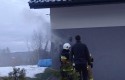 Pożar w domu w Lanckoronie. Strażacy znów apelują, by uważać z tymi kartonami