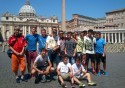 Juniorzy młodsi Skawy podczas wycieczki do Rzymu