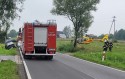 Poważny wypadek w Przytkowicach. Do osoby rannej wysłano helikopter