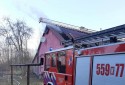 Pożar poddasza w Spytkowicach
