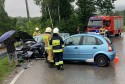 Zderzenie aut w Łękawicy