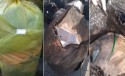 Nieprawidłowo zapakowane śmieci w Mucharzu