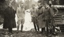Józef Piłsudski i oficerowie I Brygady podczas kampanii 