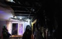 Spalone pomieszczenie w domu w Sułkowicach