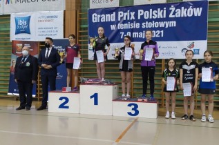 Zuzia z Inwałdu najlepszą tenisistką stołową w Polsce wśród żaków!