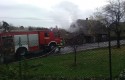 Pożar domu w Sułkowicach