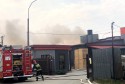 Pożar w fabryce palet w Wadowicach