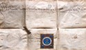 Dokument x XVIII wieku potwierdzajacy prawa miejskie dla Lanckorony
