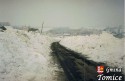 Zima w gminie Tomice na przełomie lat 70. i 80.
