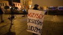 Protest KOD Małopolska w Wadowicach w 2017 roku