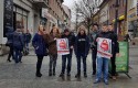 Młdozież Wszechpolska z Wadowic już kolejny raz organizuje akcję z plakatami. Na zdjęciu akcja z grudnia 2017r.