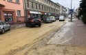 Pogoda popsuła plany. Błotnista ulica Lwowska w Wadowicach jeszcze poczeka na nową nawierzchnię
