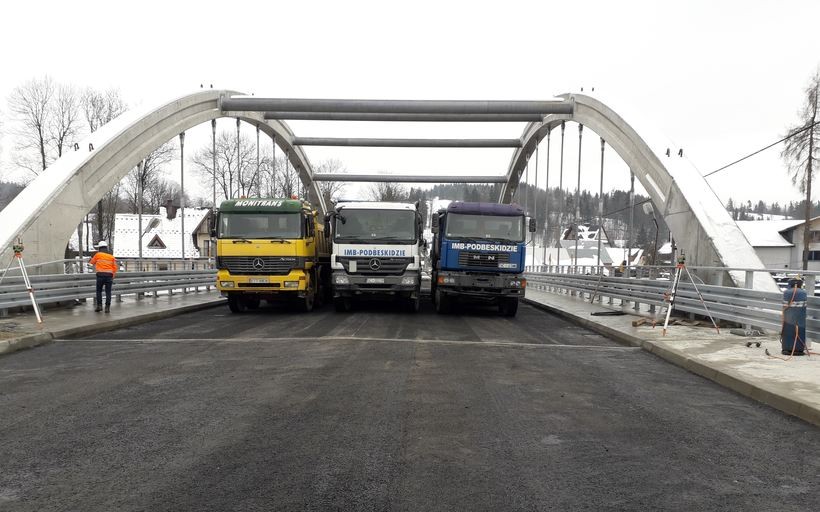 Nowy most w Białym Dunajcu w końcu przejezdny