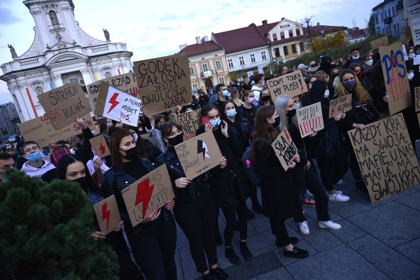 Strajk kobiet w Wadowicach
