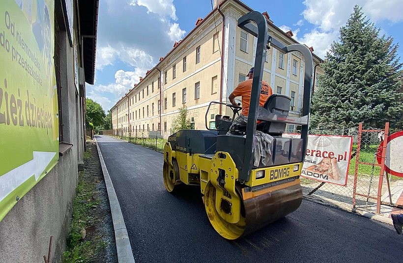 Koniec końców ulica Krótka w Wadowicach doczekała się remontu