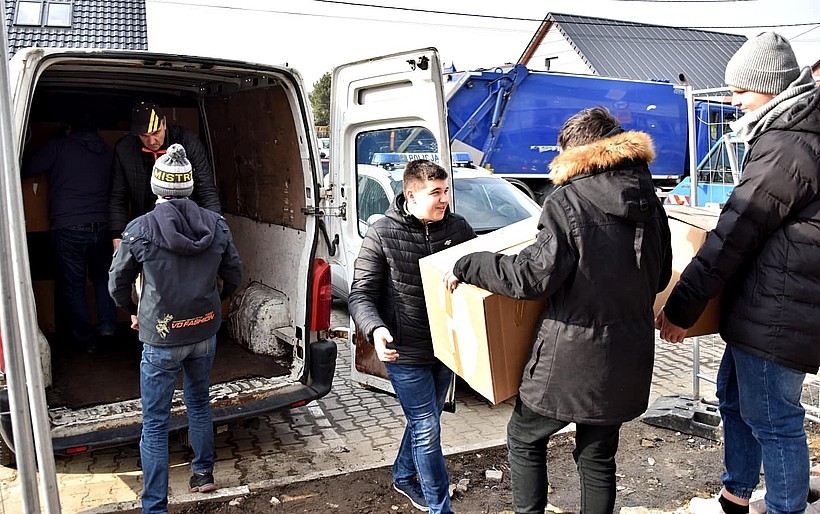 Spytkowice cały czas organizują u siebie zbiórkę darów dla uchodźców