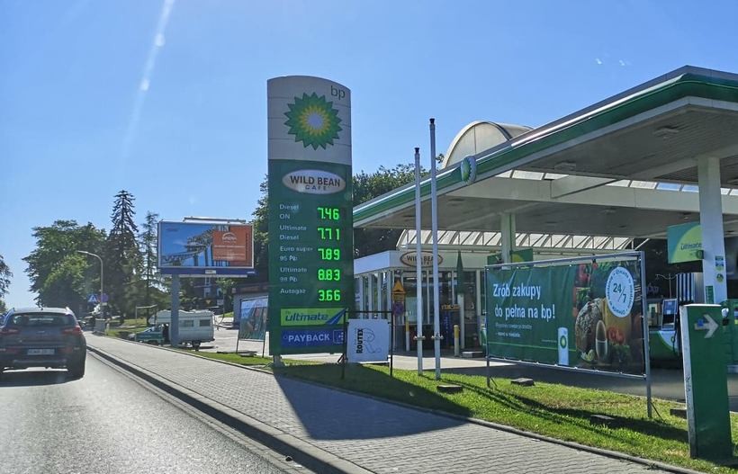 Stacja benzynowa w Andrychowie