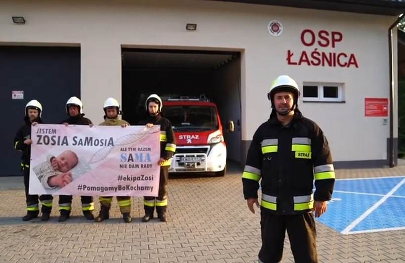 Wyjdą na Rysy dla chorej na SMA Zosi. Strażacy z OSP Łaśnica chcą promować zbiórkę
