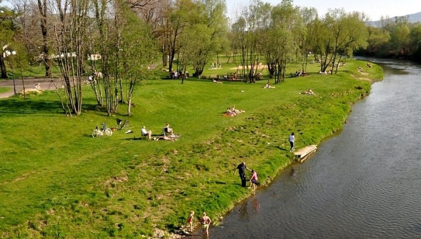 Park Linowy miał powstać na terenie bulwarów przy Skawie