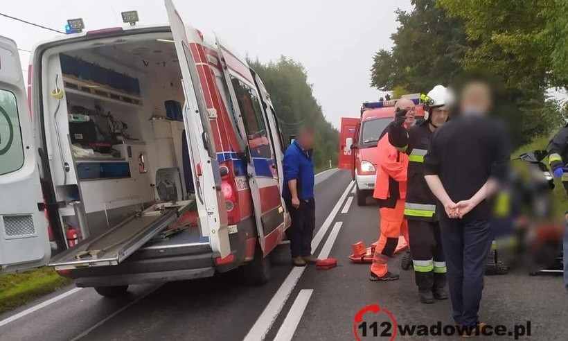 Wypadek w Spytkowicach