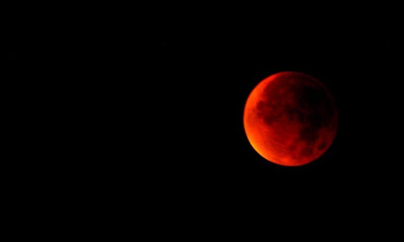 Krwawy księżyc widziany nad Wadowicami