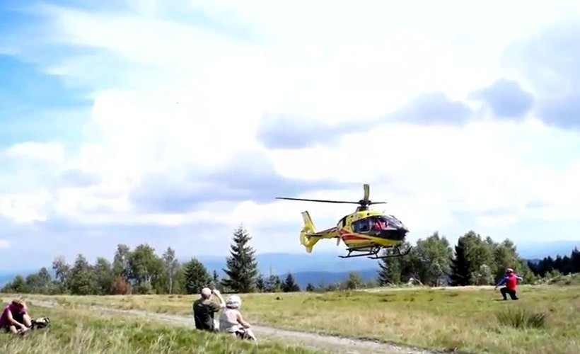 Helikopter LPR lądował na Leskowcu