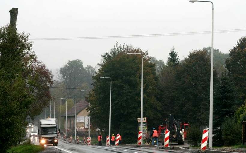 Nowe oświetlenie drogi krajowej w Barwałdzie 