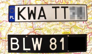 Jednym ze znaków rozpoznawalnych powiatu są m.n. rejestracje samochodwe KWA