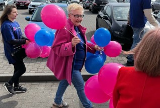 Beata Smolec w ostatnim dniu kampanii przekonywała do głosowania mieszkańców Andrychowa