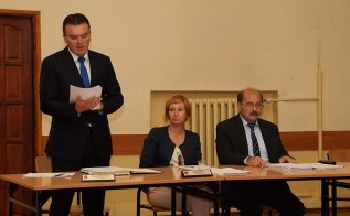 Mariusz Krystian, wójt Spytkowic, na ostatniej sesji rady gminy,  mógł się pochwalić nową inwestycją