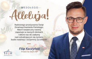 Życzenia z okazji Świąt Zmartwychwstania Pańskiego od Posła na Sejm RP Filipa Kaczyńskiego